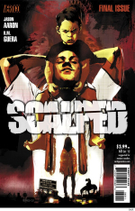 Illustration for article titled Jason Aaron and R.M Guéra leave the reservation with Scalped #60